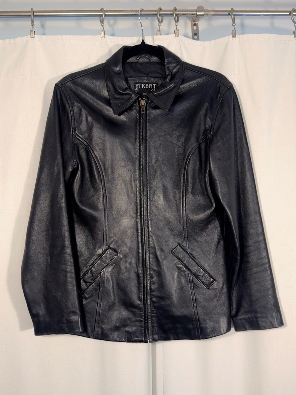 Vintage Michael Trent Black Leather Jacket
